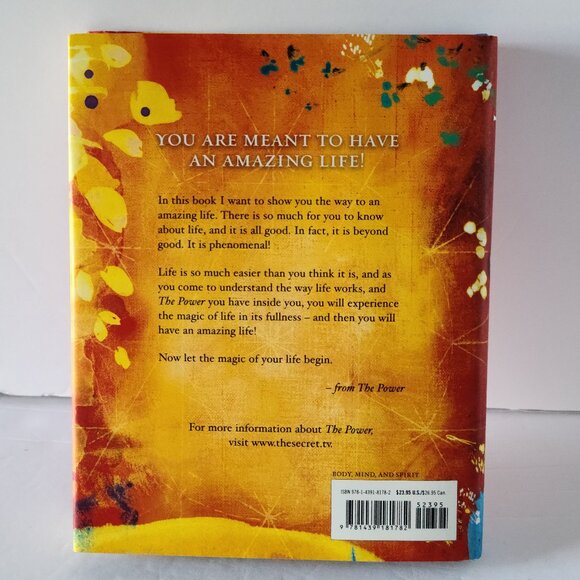 THE POWER - -HARD COVER BOOK ON POSITIVE THINKING - RHONDA BYRNE- 272 PAGES - Picture 6 of 6